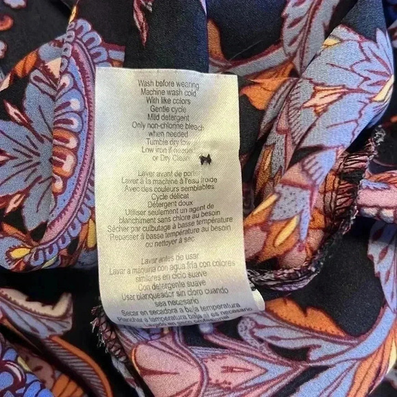 A Pea In The Pod - Maternity Nursing Blouse -Paisley size Small/Petite CH - Picture 7 of 8